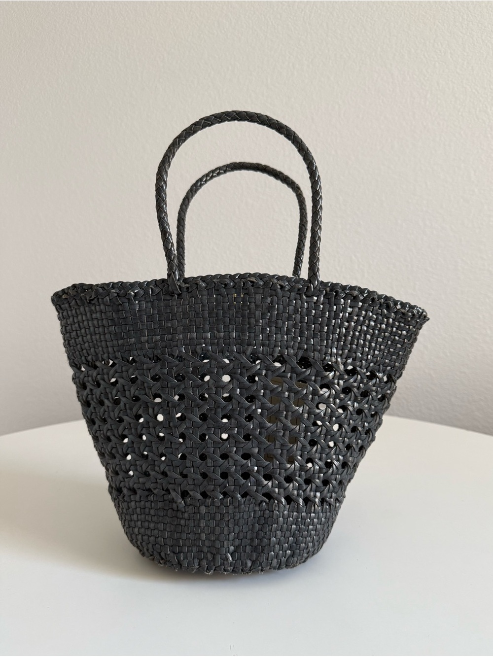 Dragon Diffusion Black Woven Tote Bag